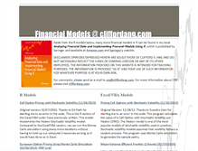 Tablet Screenshot of models.cliffordang.com