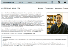 Tablet Screenshot of cliffordang.com